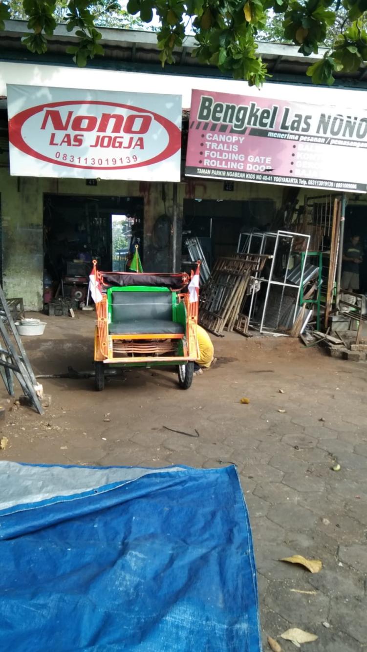 bengkel las nono jogja melayani pembuatan dan servis rolling door,folding gate,pagar besi teralis dll